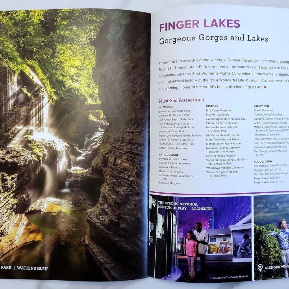 I ❤ New York Travel Guide 2023 Brochure + Love New York City Subway Train map - Picture 7 of 10